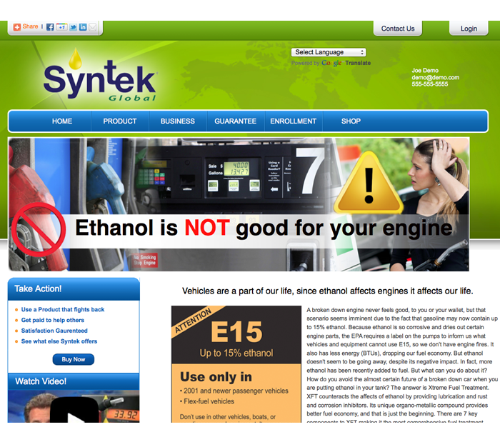 xft website ethanol