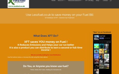 LessFuel.co.uk website coming along